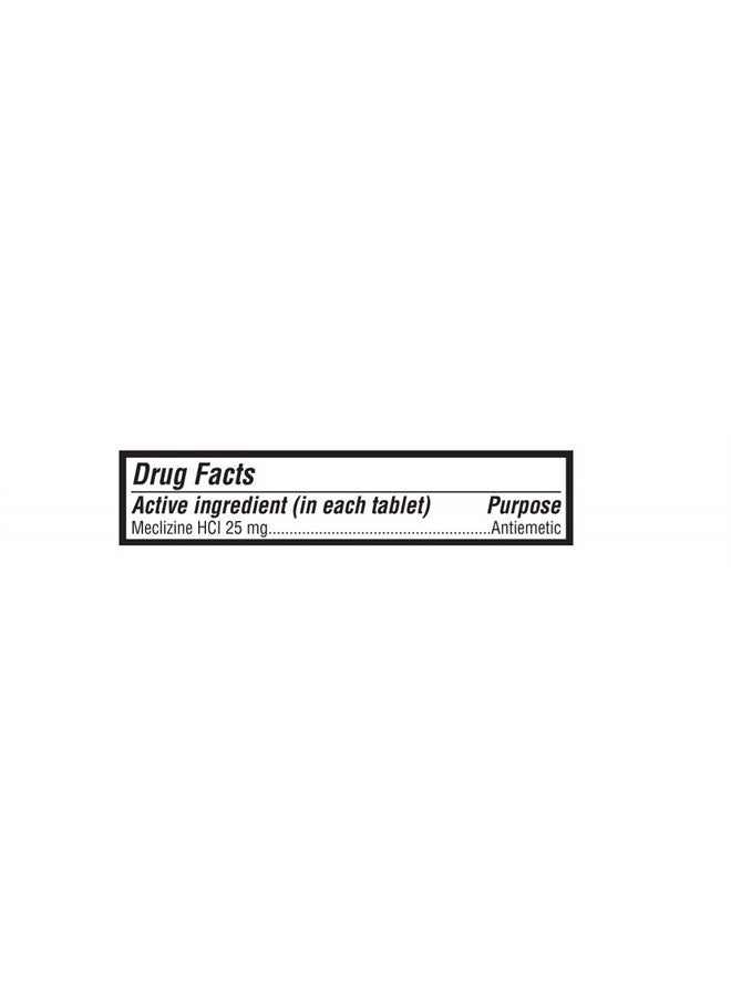 Reliable-1 Laboratories - Meclizine 25 mg Generic Bonine Motion Sickness (100 Chewable Tablets Each (2-Pack) - Prevent Nausea, Vomiting, and Dizziness Caused by Motion Sickness - Image 1