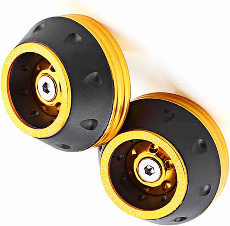 Gold CNC Aluminum Front Fork Frame Sliders Durable Crash Protector For Scooter Moped - Image 1