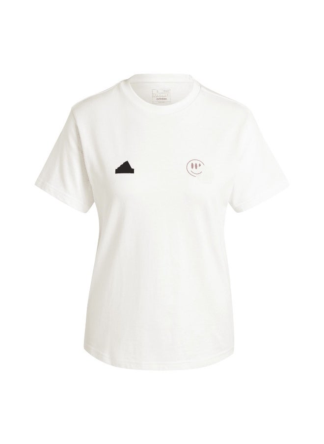 Adidas adidas W Tiro T White Training T-Shirts 2XS  - Image 2