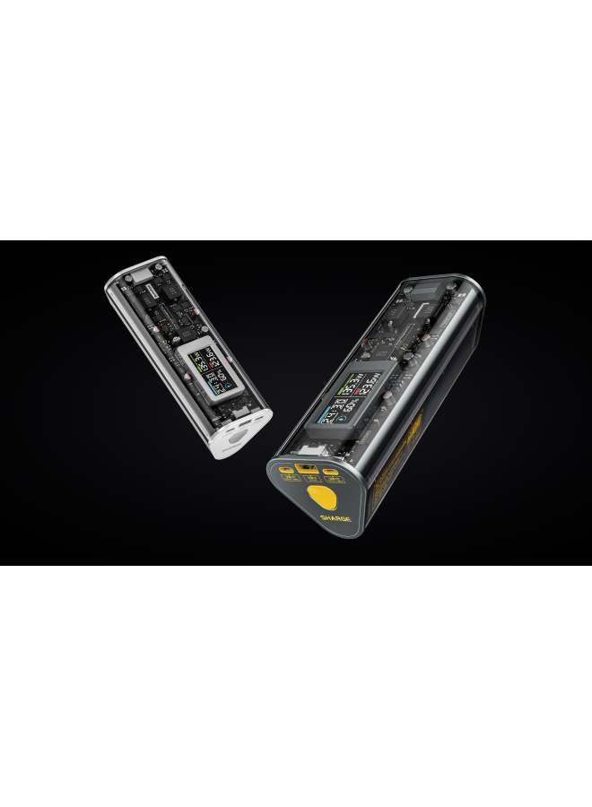 شارج شاحن محمول SHARGE 170 بقدرة 170 وات إجمالي 24000 مللي أمبير في الساعة مع شاشة ذكية IP66 مقاومة للماء 140 وات PD3.1 حزمة بطارية لهاتف iPhone 16/15/14/13 Series Samsung Galaxy Google Pixel MacBook Steam Deck - Image 2