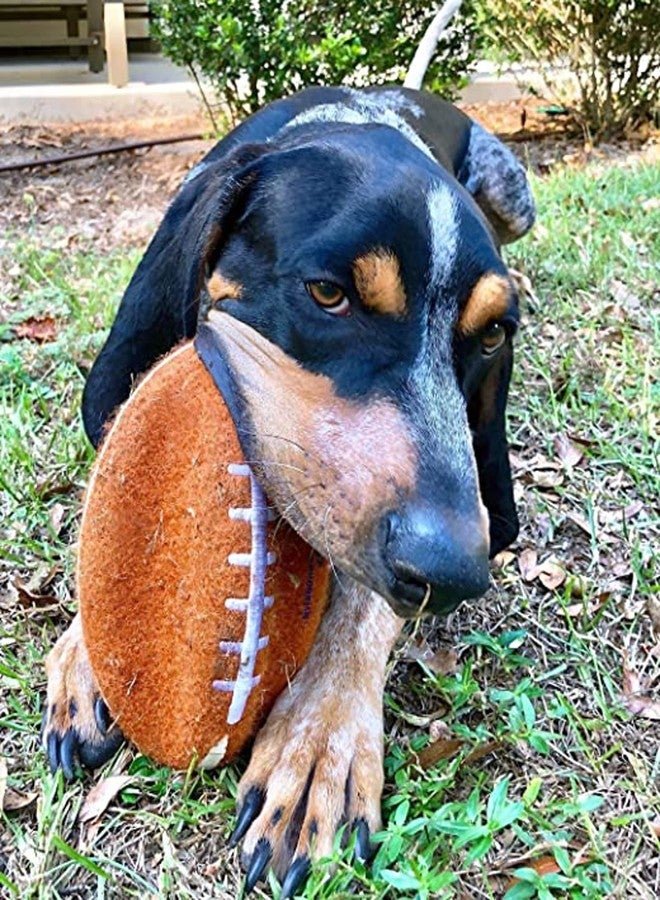 Nylabone Power Play Felt Football Gripz Fetch Toy, Squeaky Ball Chew Toy for Dogs, Large (1 Count) - Image 5