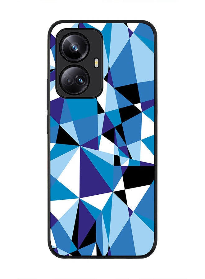 Stylizedd Rugged Black edge case for Realme 10 Pro Plus 5G Slim fit Soft Case Flexible Rubber Edges Anti Drop TPU Gel Thin Cover -  Crystal Prism - Image 1