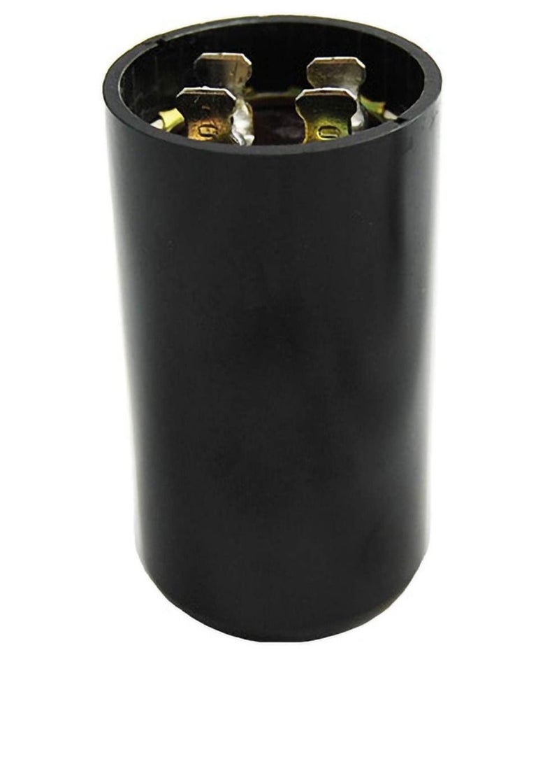 High Quality 2 Pin Cylinder Shaped Motor Starting Capacitor Black (161-193 MFD (161-193µF)) - Image 2