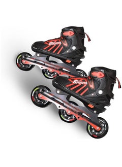 ENDLESS  EL1031 Inline Adjustable Skates Medium Size 34 EUR (UK 1.5) - 38 EUR (UK 5) for 6 to 12 Years |Aluminium Chassis and 100 mm PU Three Wheels | With ABEC 9 Bearings | Indoor and Outdoor  - Image 2