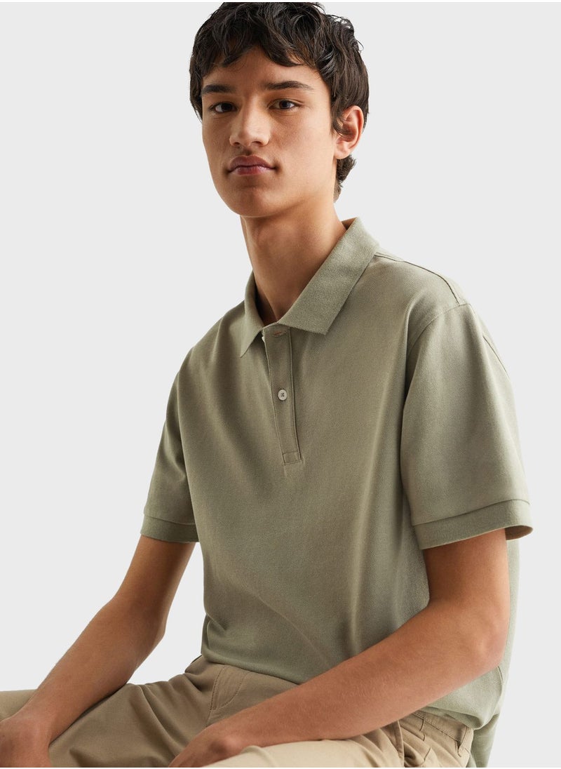 MANGO - Youth Essential Polo - Image 1