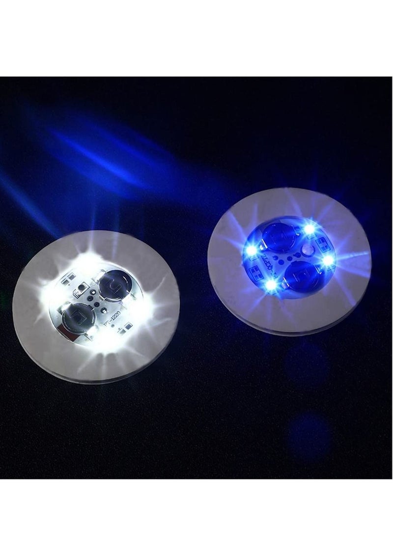 SYOSI LED Coaster, Light Up Coasters for Drinks, Liquor Bottle Light Stickers Coasters, Flash Light Up Bar Coaster for Club, Bar, Party, Wedding Decor Multicolor 25 Pack - Image 2