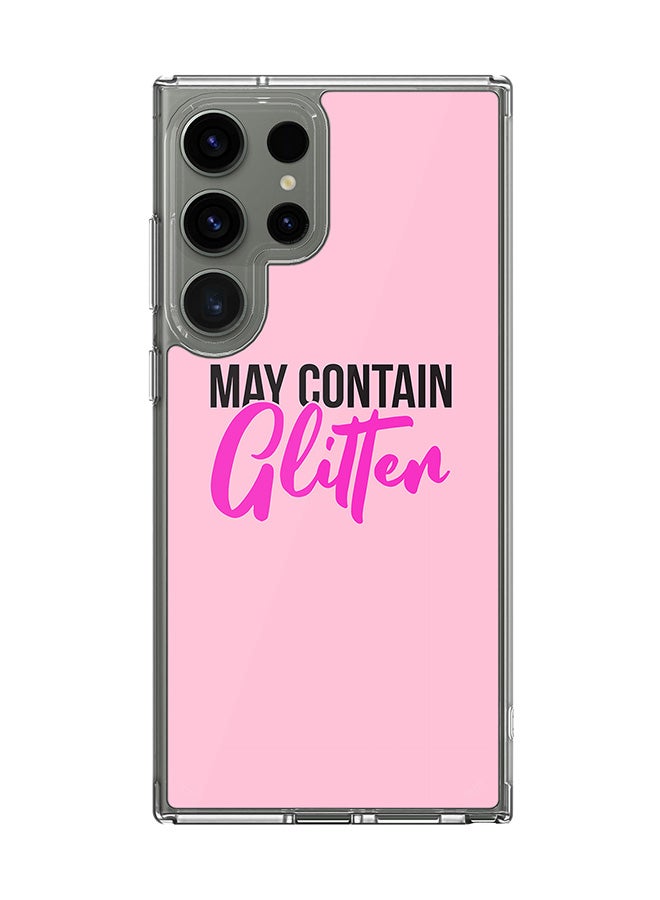 Stylizedd Classic Clear Case for Samsung Galaxy S24 Ultra , Hybrid Soft Case Flexible Edges Anti Drop TPU PC Gel Thin Transparent Cover - May contain Glitter - Image 1