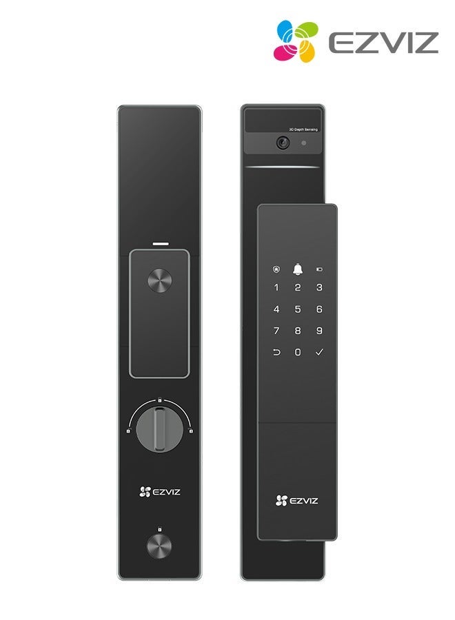EZVIZ Smart Lock DL50fvs 8-in-1 Keyless Entry Door Lock 3d Face Recognition Door Lock Built-in 8gb Storage 2-meter Night Vision Active Intercomï¼ˆ6068 mortiseï¼‰ - Image 1
