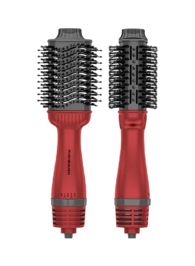 Rush Brush V3 Pro Hair Straightener, 1400W , 3 Speed settings, 4 Temperature - Red - Image 1