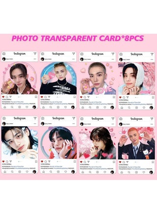 Stray kids Album GIANT Gift Box With Lomo Cards, Acrylic Stand, Hand Account Tape, Keychain, Lanyard, Stickers, Photo Card - view 5
