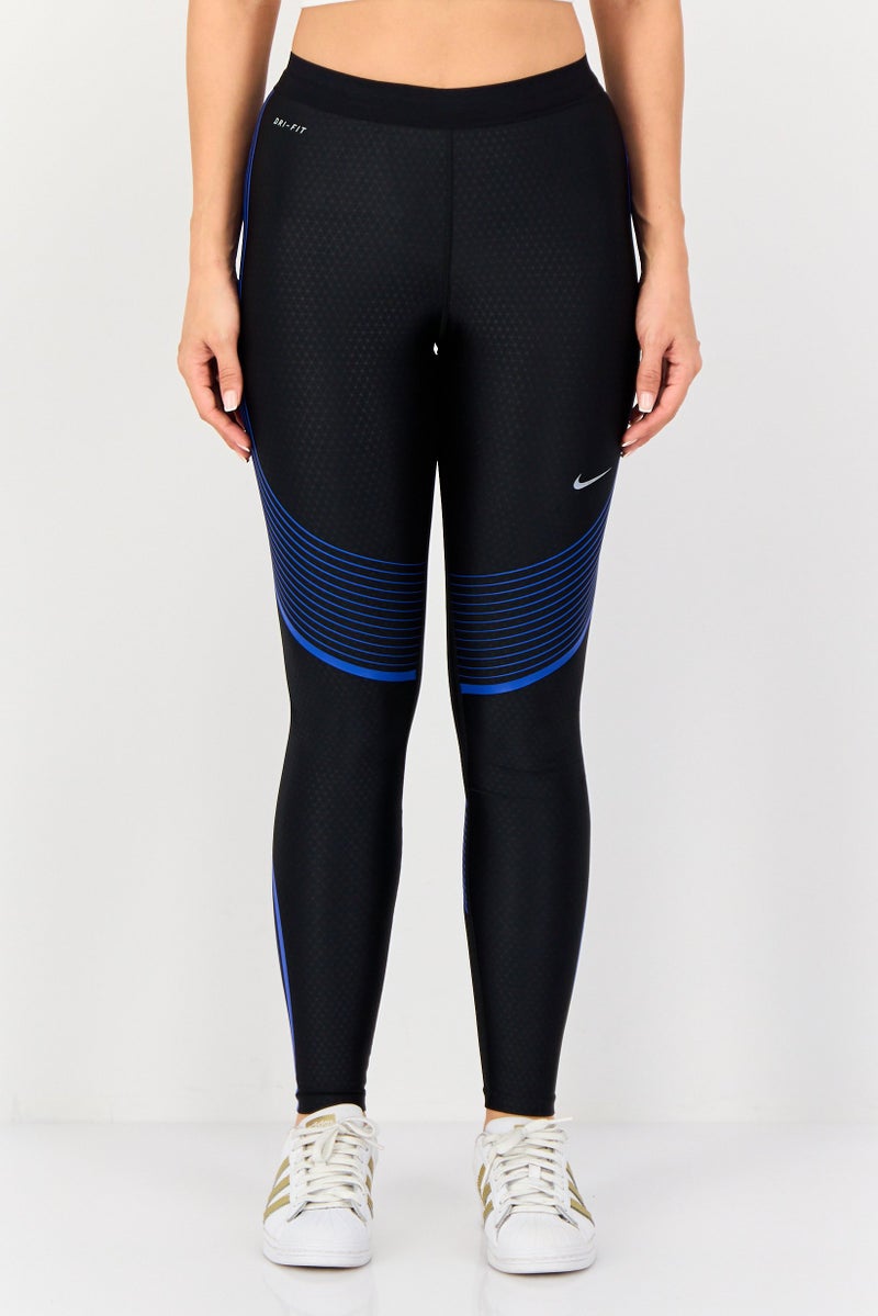 Nike Women Dri Fit Runnng Leggings, Multicolor - Image 1