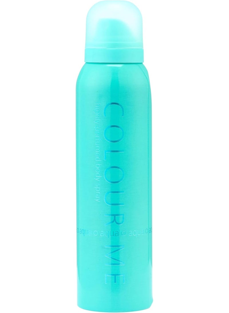 Colour Me Body Spray Aqua Women 150Ml