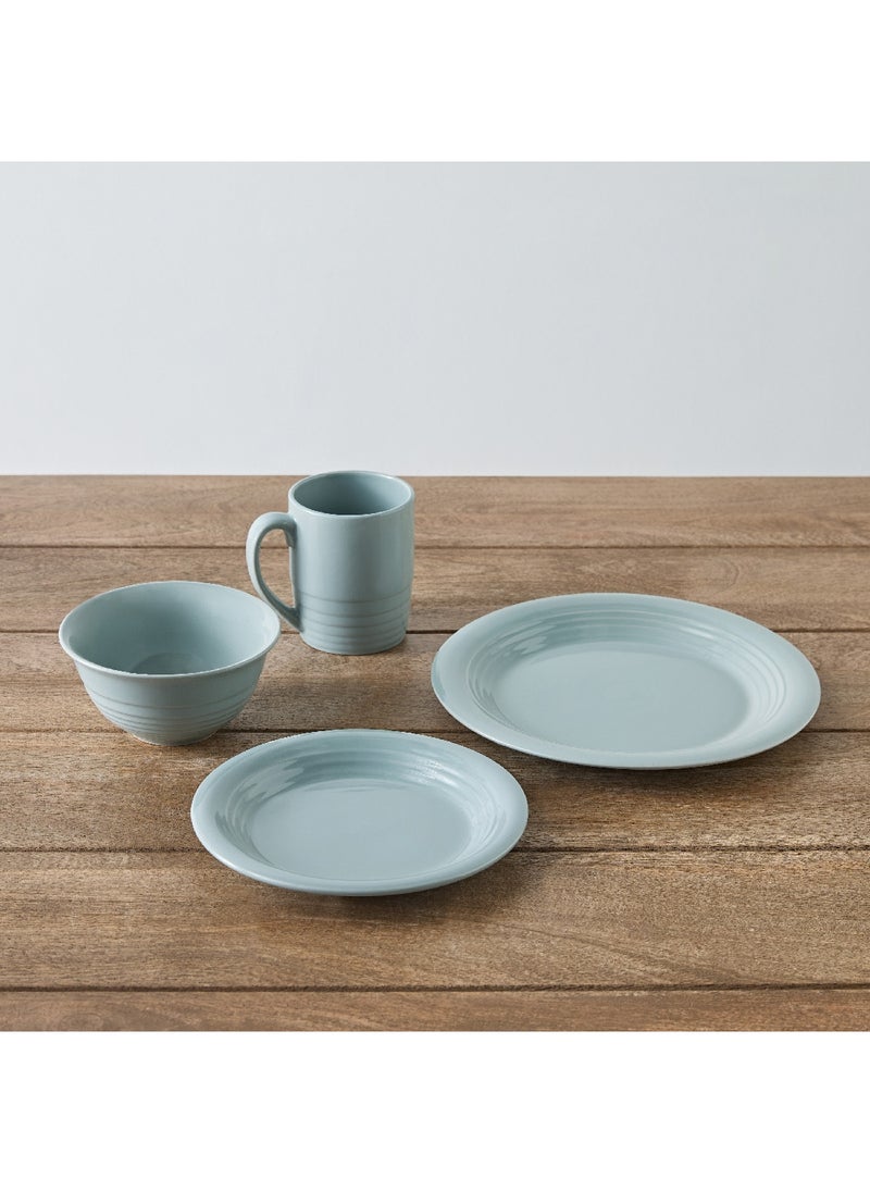 Home Box - Elegenza Celadon 16-Piece Dinner Set 27.5 x 27.5 x 2 cm - Image 1