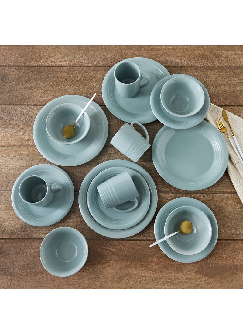 Home Box - Elegenza Celadon 16-Piece Dinner Set 27.5 x 27.5 x 2 cm - Image 1