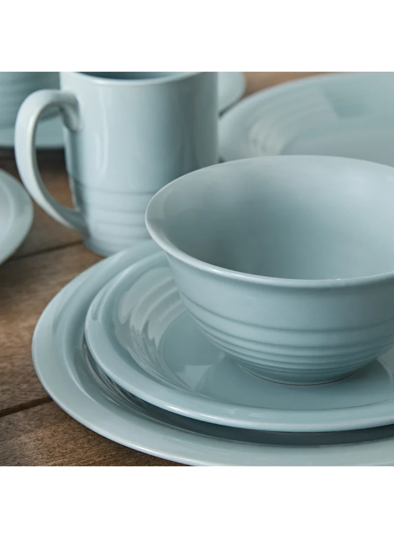 Home Box Elegenza Celadon 16-Piece Dinner Set 27.5 x 27.5 x 2 cm