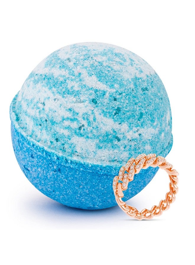 Kate Bissett Southern Magnolia Bath Bomb With Jewelry Inside (Surprise Jewelry Valued At $25 To $5,000) Made In Usa, Perfect For Bubble Spa Bath. Handmade | Ring Size 08 - Image 3