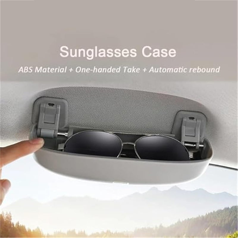 QASULER ABS Car Glasses Case Holder for Alfa Romeo - Image 2