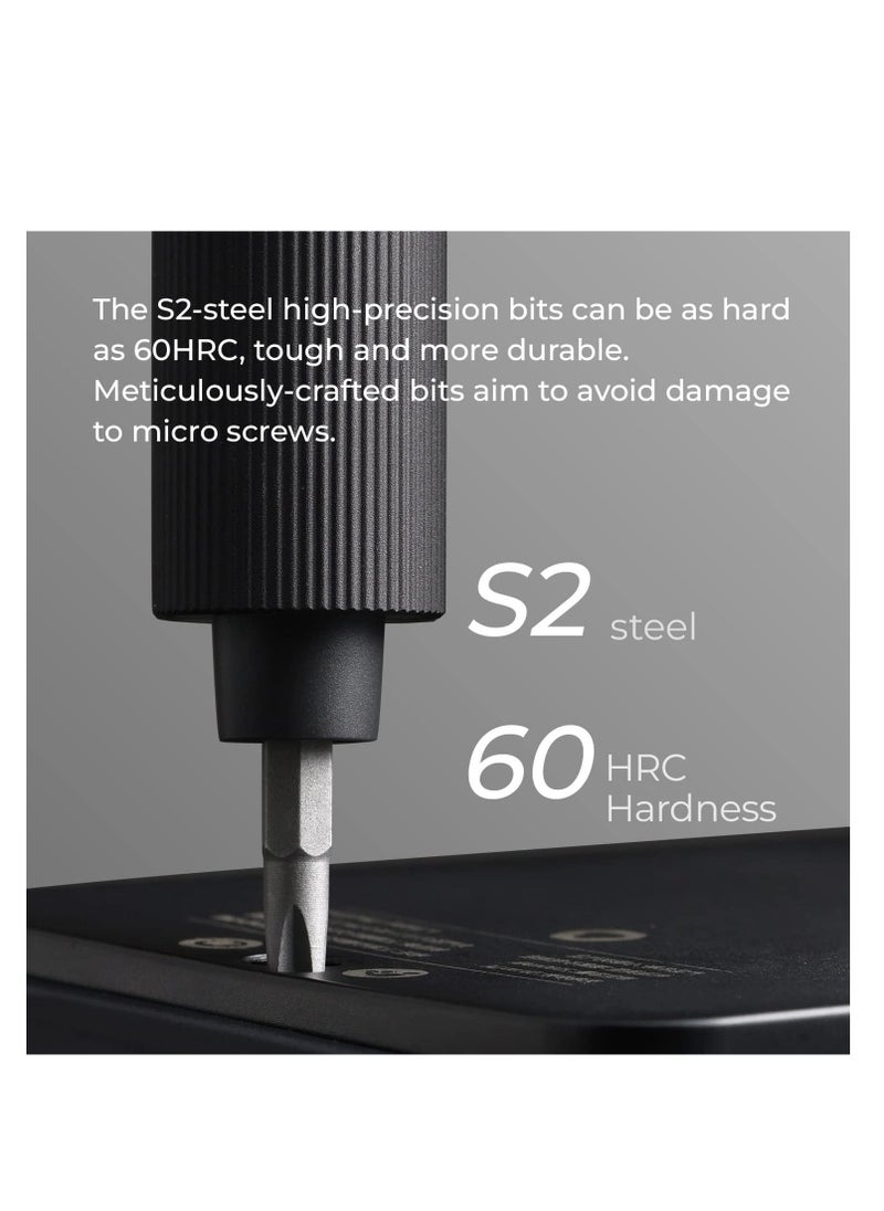 HOTO - HOTO Precision Electric Screwdriver Set 25 in 1 Magnetic Driver Bits Set Rechargeable - Image 1
