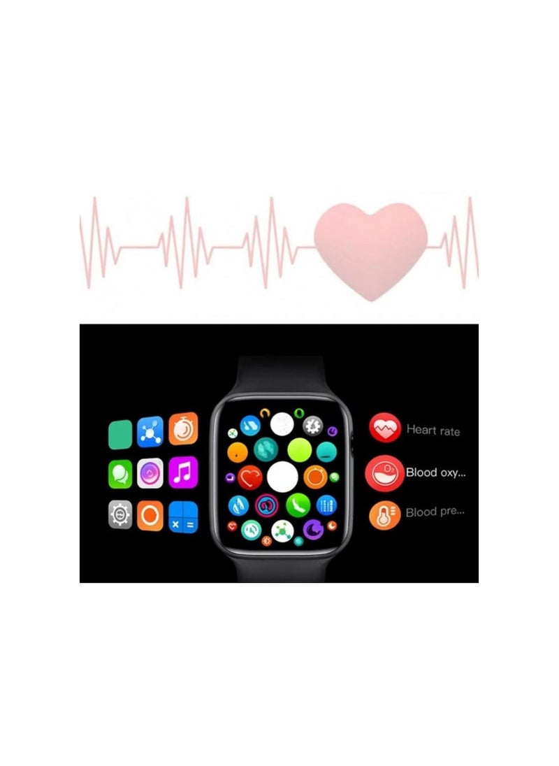 دينكس - ساعة ذكيه MUSLIM WATCH ULTRA الجديدة السلسلة الثامنة بشاشة كاملة وتعمل بنظام الأندرويد و IOS وتدعم خاصية الـ GPS و NFC لتذكير اوقات الصلاة والتسبيح مقاس 49 مم - Image 1