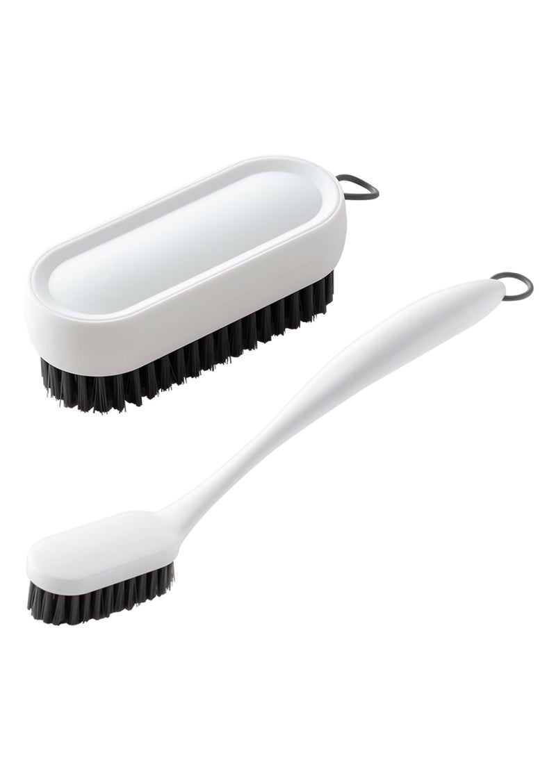 سيوسي 2 حزمة فرشاة تنظيف الغسيل فرشاة التنظيف، فرشاة شعيرات ناعمة فرشاة تنظيف الأحذية للبقع الملابس فرشاة تنظيف أداة التنظيف المنزلية لأسطح الحمام أحواض الاستحمام - Image 1