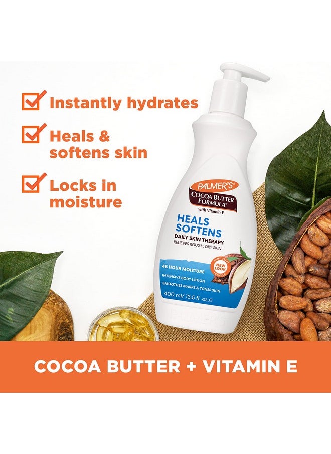 PALMER'S - Almer'S Cocoa Butter Formula Daily Skin Therapy Body Lotion With Vitamin E 13.5 Fl Oz (3 Count) - Image 1