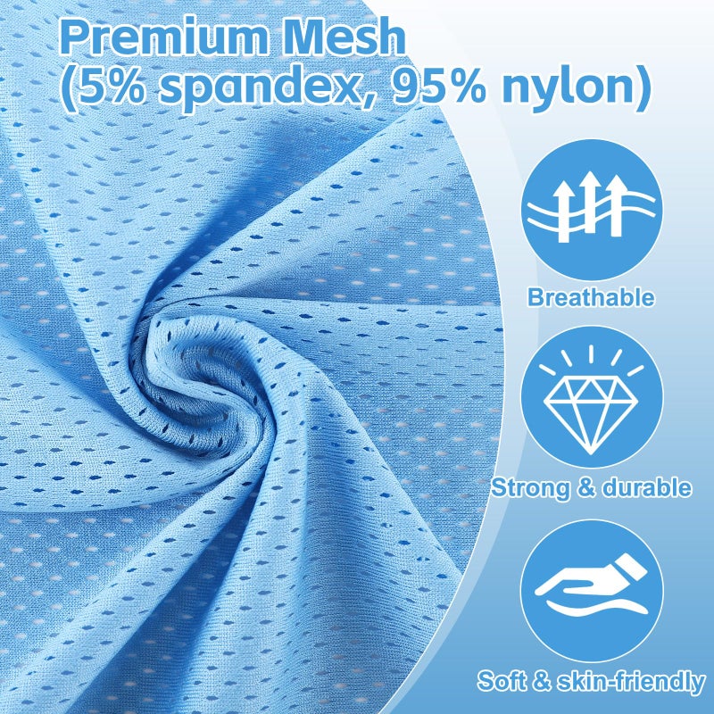 Biubee Water Sling Baby Wrap Carrier for Summer Pool - Adjustable Shoulder Mesh Breathable Chest Sling Infant Carrier for Newborn to Toddlers Summer Pool Beach (Blue) - Image 5