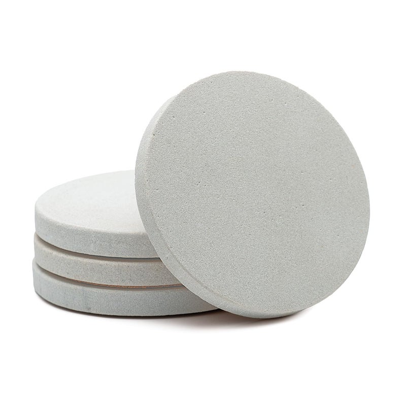Thirstystone Sandstone Coasters 4 inch round Plain Natural
