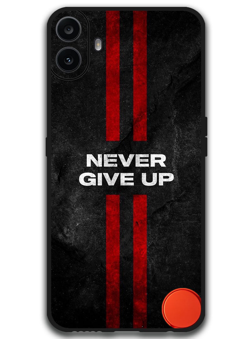 Theodor Protective Case Anti Scratch Shock Proof Bumper Cover For Nothing CMF Phone 1 Never Give up stripes - Image 1