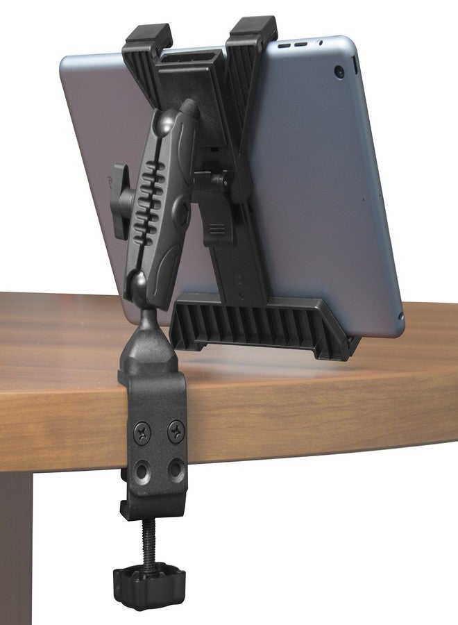 iBolt TabDock Bizmount Clamp- Heavy Duty Dual-Ball C-Clamp Mount for All 7" - 10" Tablets (iPad, Samsung Galaxy Tab, etc.) for Desks, Tables, Wheelchairs, Carts: Great for Homes, Schools, Offices - Image 4