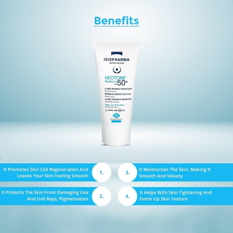 ISIS PHARMA كريم إيزيس فارما نيونتون للتفتيح والإشراقة SPF 50+ 30 مل - Image 2