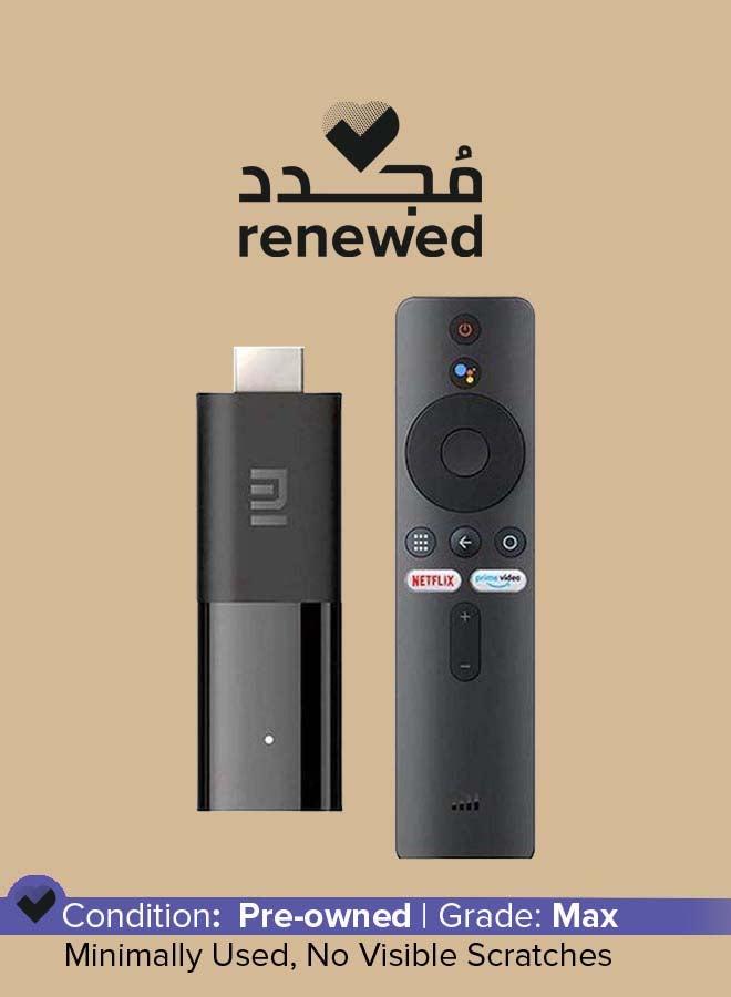 Xiaomi Renewed - Mi Android TV Stick with Built in Chromecast – Full HD 1080p (MDZ-24) Black - Image 1