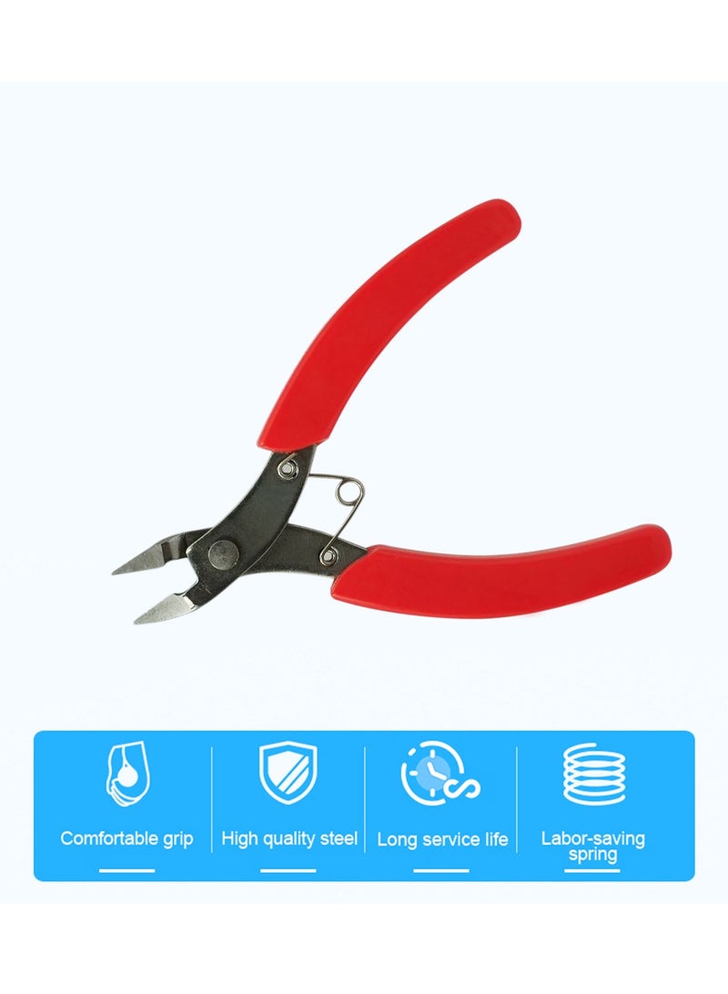 Agc Mini Electronic Pliers Diagonal Cutting Pliers Cable Side Cutting Nippers Wire Cable Cutter Flush Cutter  - Image 4