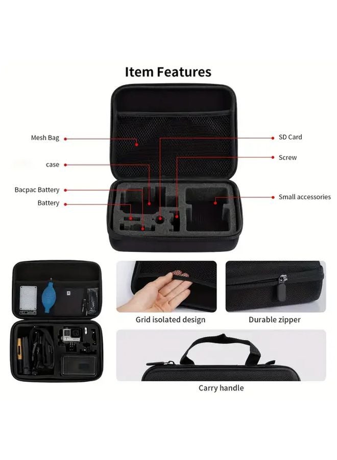 حقيبة سفر تخزين صلبة متوسطة الحجم للكاميرا DJI Action وكاميرات Hero من 13 إلى 5 - Image 5