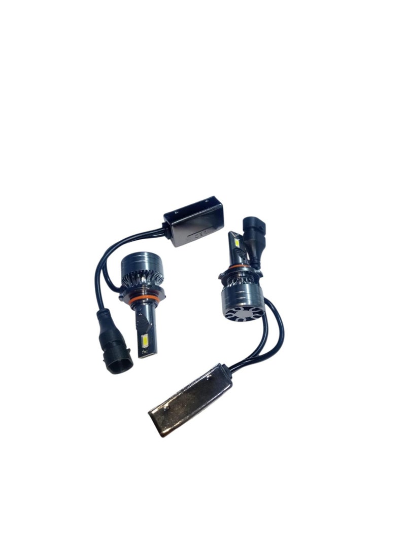 طقم مصابيح أمامية للسيارة 9006 R3 سطوع 200% 6000K35W - Image 1