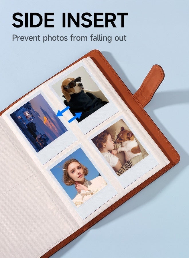 Forest Home 128 Pockets Mini Photo Album for Fujifilm Instax Mini Camera, Polaroid Snap,SocialMatic Instant Cameras - Image 4