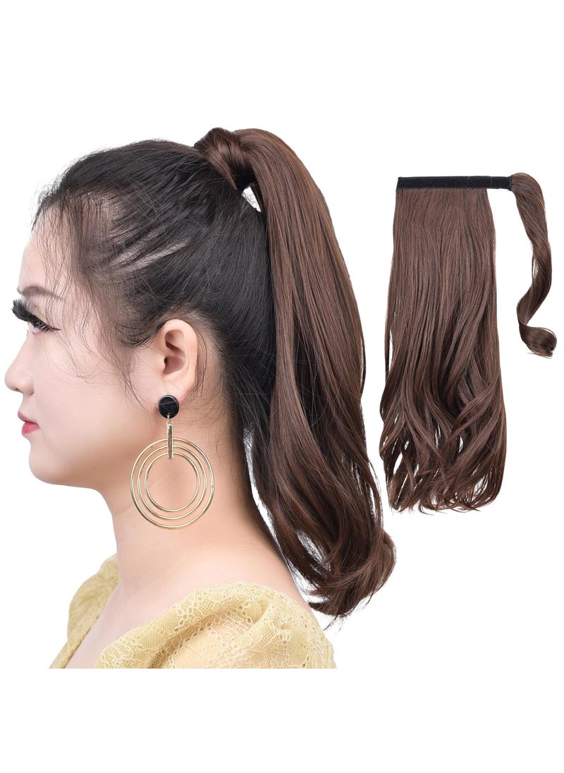 SYXLCYGG - SYXLCYGG Clip Ponytail ExtensionWrap Around Clip in Ponytails 14 34 Oz Synthetic Women Black Hair Extensions Hair Piece Wig - Image 1