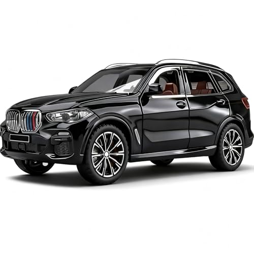 ERBADIHAGO Toy Cars Compatible for X5 132 Metal Model Car Toys with Light and Sound Pull Back Collectible Model for Kids Gift ToyBlack - Image 1