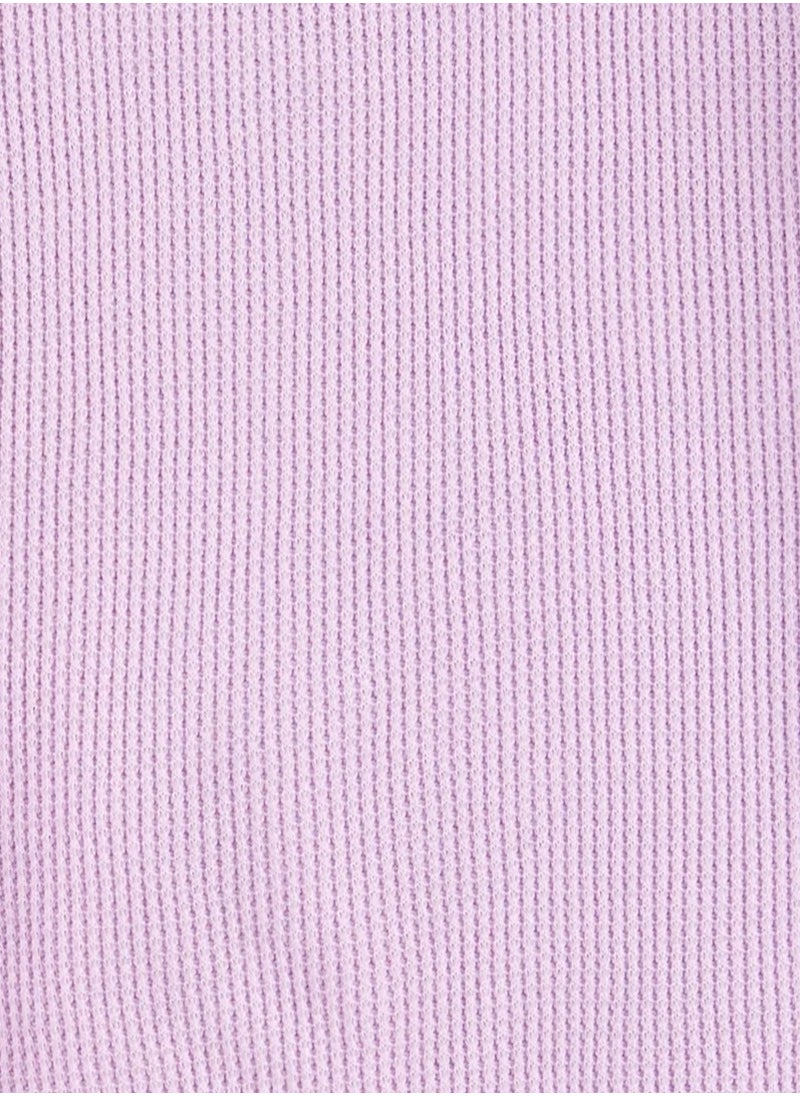 carter's Carter's 2 Piece Moon Thermal & Fleece Pyjamas Set - Purple  - Image 2
