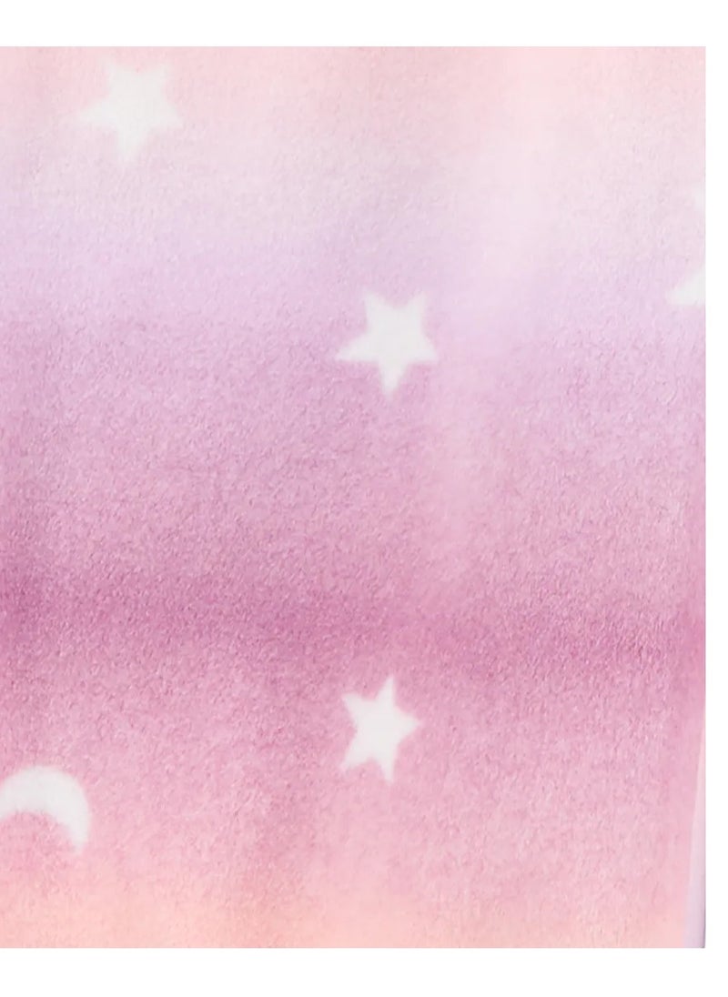 carter's Carter's 2 Piece Moon Thermal & Fleece Pyjamas Set - Purple  - Image 3