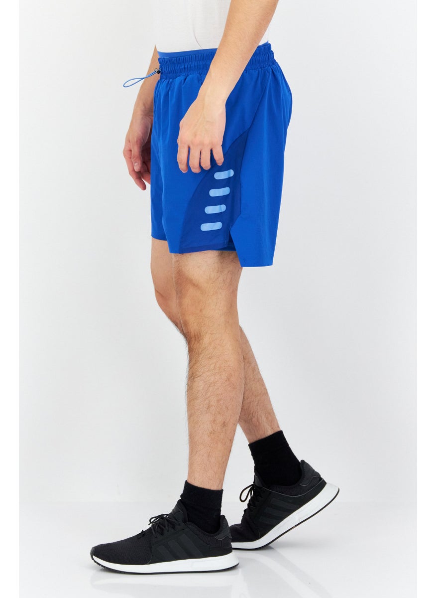 FILA Men Sportswear Fit Brand Logo Training Short, Blue  - Image 2