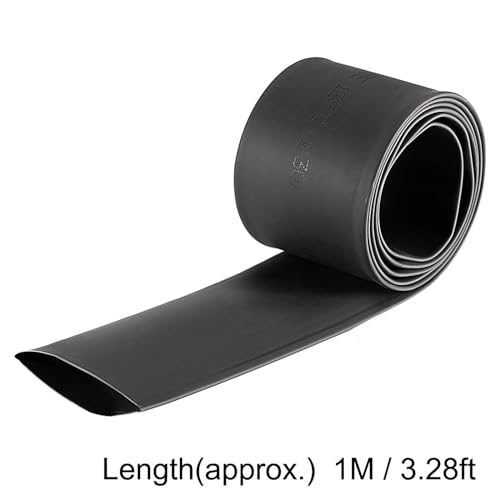 TOP-VIGOR 30mm(1.18 Inch) Heat Shrink Tubing 3.28FT 2:1 Ratio Heat Shrink Tube, Heat Shrink Sleeving for Electrical Insulation Repairs, Wrap Cable, Wire Connectors, Black - Image 4