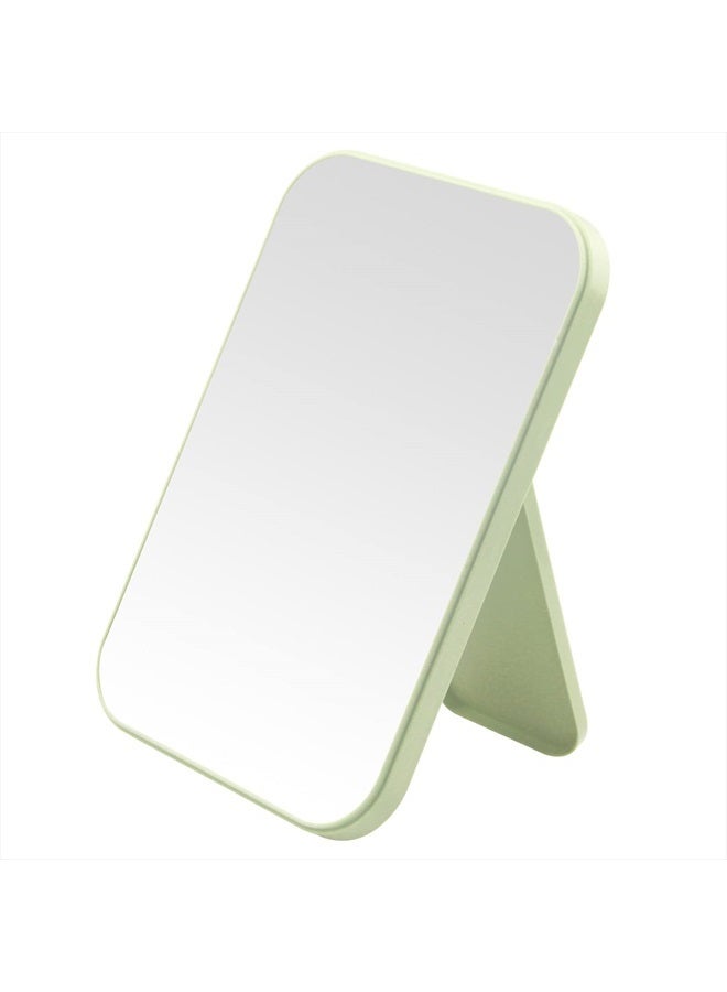 HGUEB Desktop Makeup Mirror, Foldable Portable Princess Mirror with Stand,Table Desk 8 Inch - Image 1