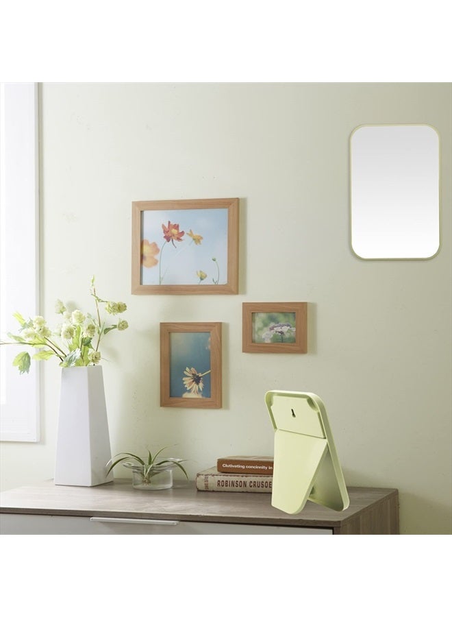 HGUEB Desktop Makeup Mirror, Foldable Portable Princess Mirror with Stand,Table Desk 8 Inch - Image 4