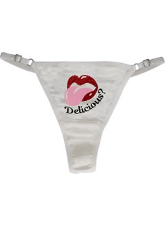 Ebsem - Delicious Printed Cotton Adjustable G-String, Thong, Women's Underwear  - Image 4