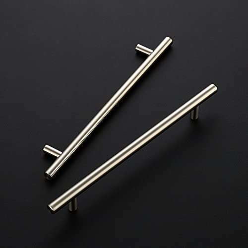 Ravinte 4 Pack 10 Inch Cabinet Handles Brushed Nickel Stainless Steel Cabinet Handles Kitchen Cupboard Pulls 7-1/2" Hole Center - Image 2