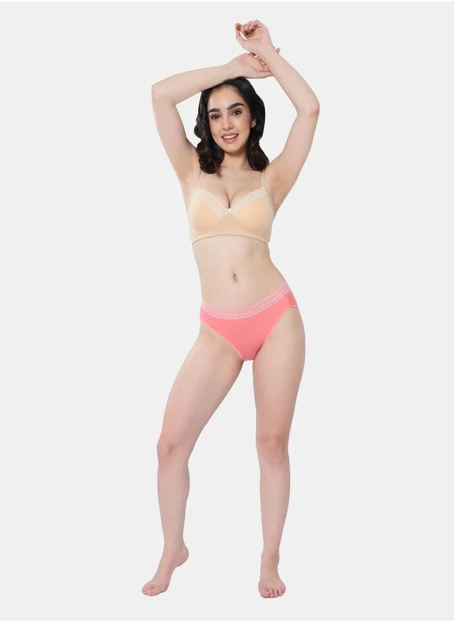 Envie Pack of 2 - Lace Detail Waistband Hipster by Styli