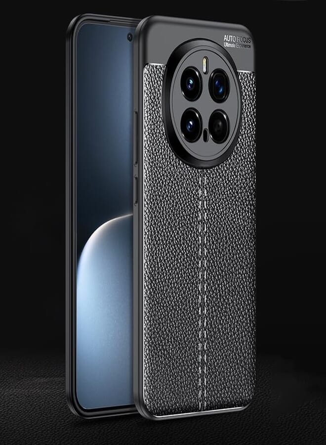 UNBLACK Design 2 silicone back cover, shock-resistant and camera protection, compatible with Honor Magic 7 Pro (Black)