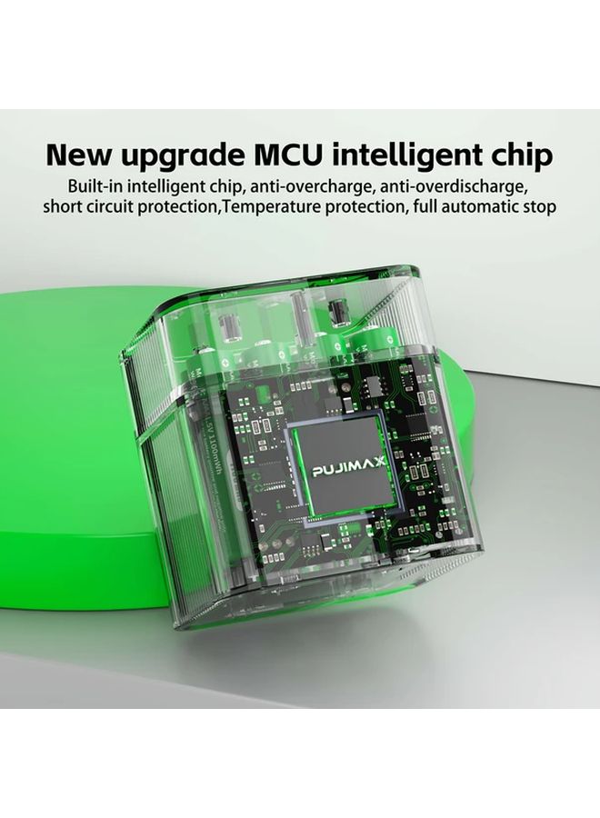 Pujimax 12 Slot AAA Battery Charger Fast Charging Station For AA 1 5V Li Ion - Image 4