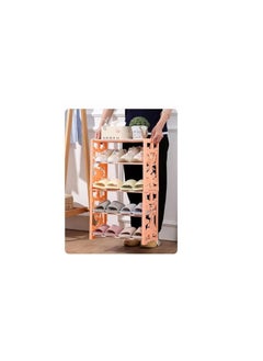 Spaceshoop Assembled Simple Household Plastic Multilayer Mini Shoe Rack  - Image 3