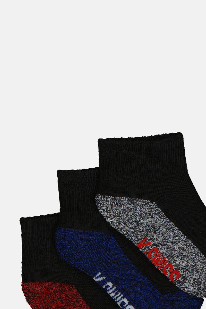 K-SWISS Toddlers Boy 8 Pairs Brand Logo Cushion Ankle Socks, Multicolor - Image 3